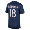 Paris Saint-Germain 2023-24 R.Sanches 18 Hjemme - Herre Fotballdrakt